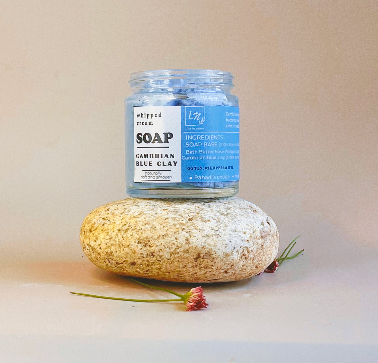 Whipped Cream Soap with Cambrian Blue Clay - Image 3