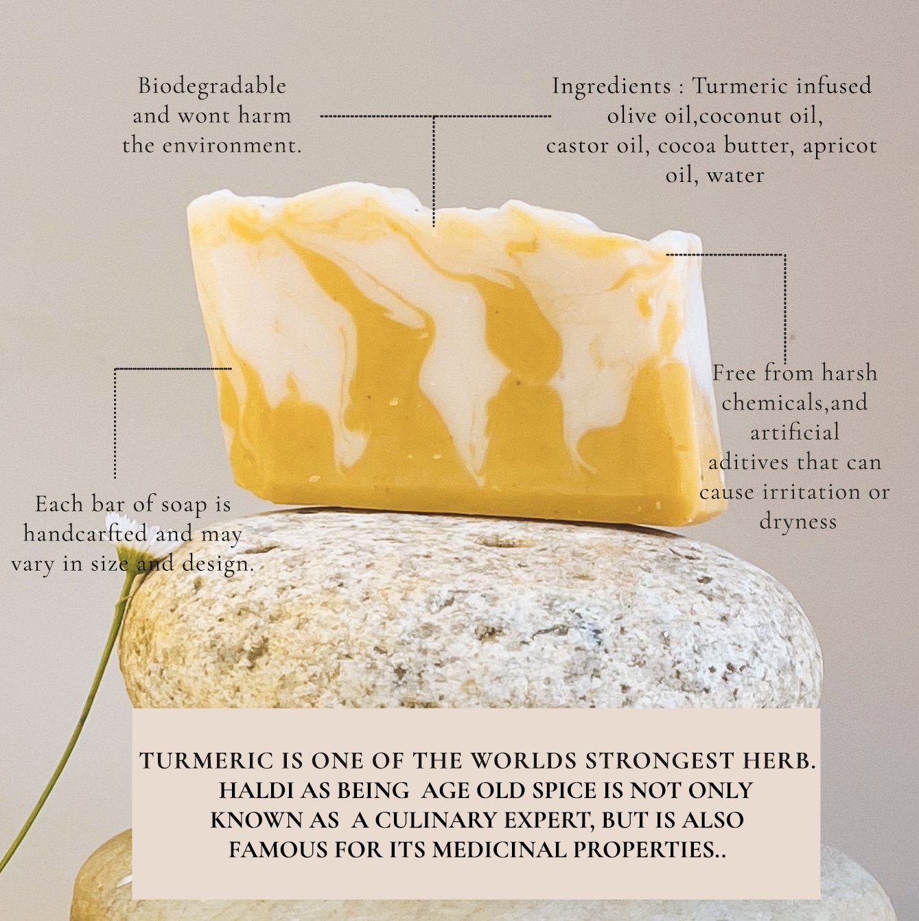 Turmeric Cold Process Soap - Image 5