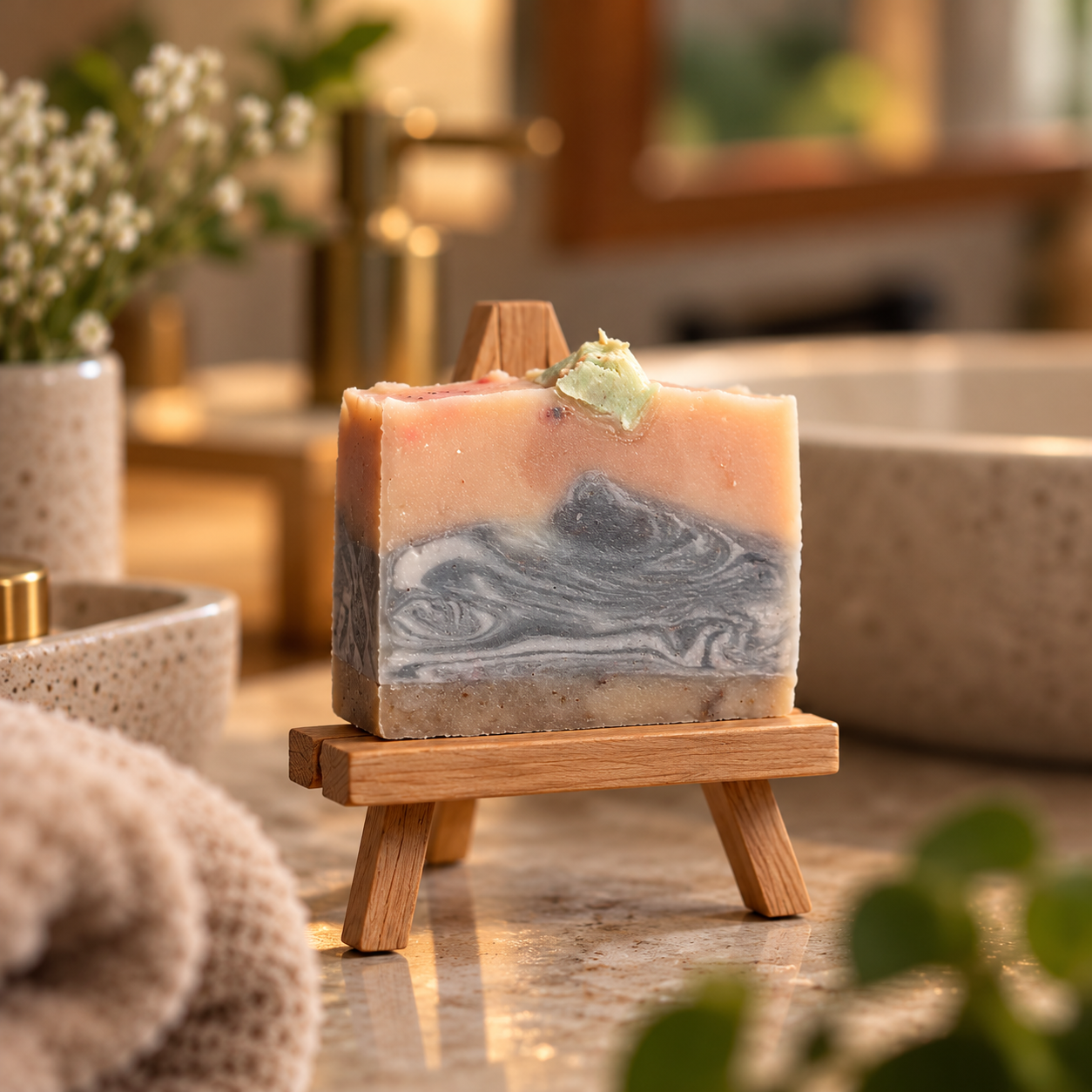 Mountain Dusk – Clay & Oats Handmade Soap - Image 3