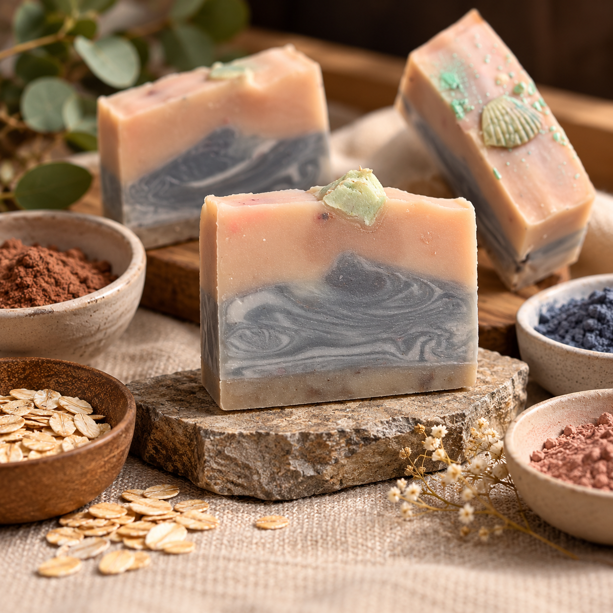 Mountain Dusk – Clay & Oats Handmade Soap