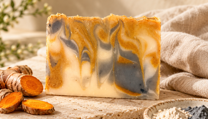 Golden Harvest — Turmeric, Kaolin Clay & Cambrian Blue Clay Soap