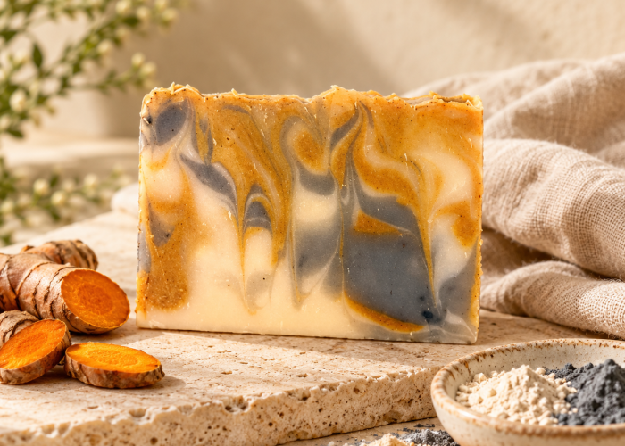 Golden Harvest — Turmeric, Kaolin Clay & Cambrian Blue Clay Soap